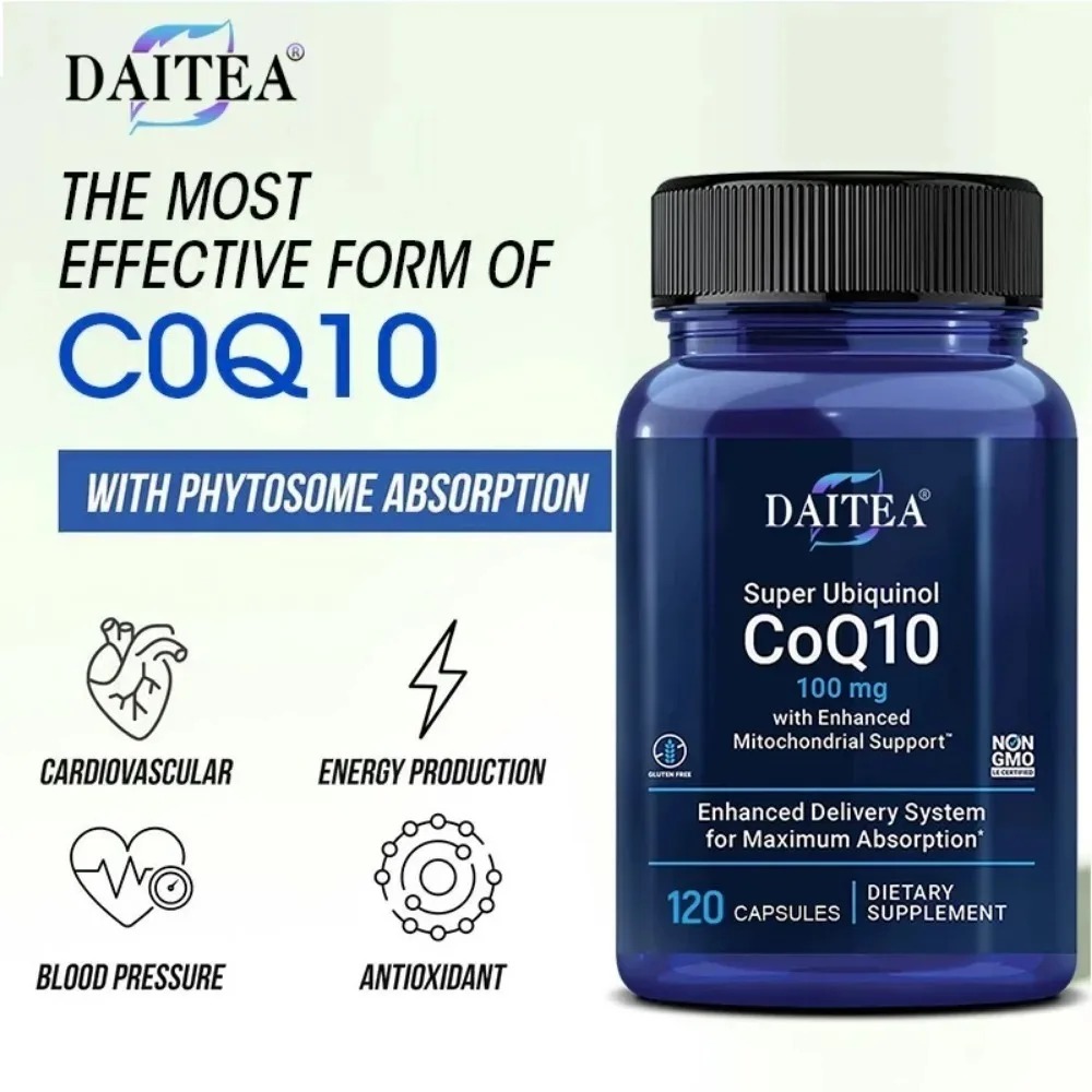 Ubiquinol 100mg CoQ10, Heart H - đánh giá và giá Coq10 Ubiquinol Softgel