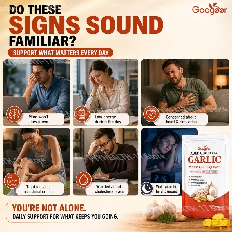 Googeer Aged Odorless Garlic S - đánh giá và giá Coq10 Ubiquinol Softgel