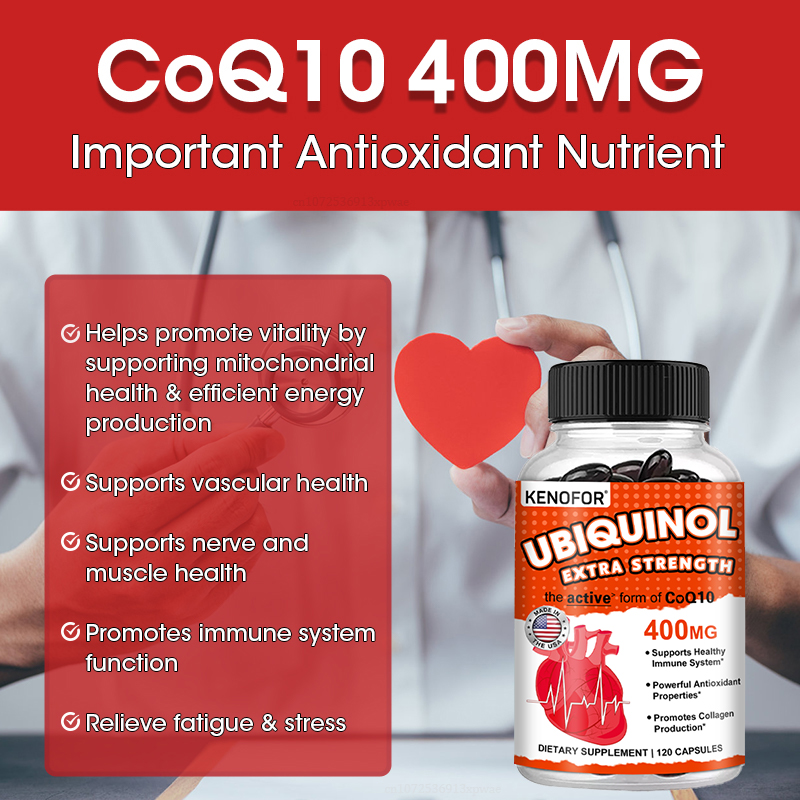 KENOFOR Ubiquinol CoQ10 400 mg - đánh giá và giá Coq10 Ubiquinol Softgel