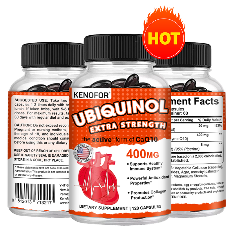 Ubiquinol CoQ10 400mg Softgels - đánh giá và giá Coq10 Ubiquinol Softgel